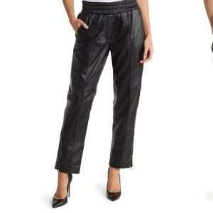NWT Cinq a Sept Astra Tapered Leather Pants - Sz 8